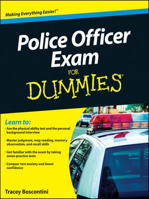 Police Officer Exam For Dummies - ebook